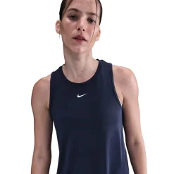 Nike Womens One Classic Dri Fit Fitness Tank Top in Blue
