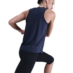 Nike Womens One Classic Dri Fit Fitness Tank Top in Blue