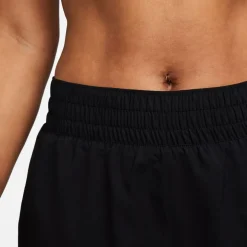 Nike Womens One Dri Fit Mid Rise 3 2 In 1 Shorts in Black