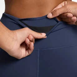 Nike Womens One High Rise 7 8 Tight in Blue
