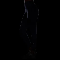 Nike Womens One High Rise 7 8 Tight in Blue