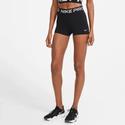Nike Womens Pro Three Inch Shorts in Black