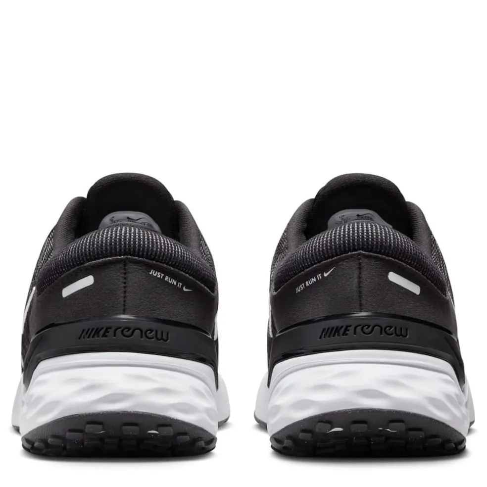 Nike Womens Renew Run 4 Road Running Shoes in Black