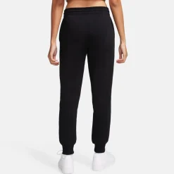 Nike Womens Sportswear Phoenix Fleece Mid Rise Sweatpants in Black