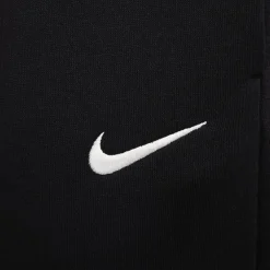 Nike Womens Sportswear Phoenix Fleece Mid Rise Sweatpants in Black