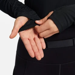 Nike Womens Trail Dri Fit Long Sleeve Running Top in Black