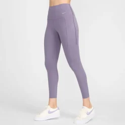 Nike Womens Universa Medium Support High Waisted 7 8 Leggings With Pockets in Multi