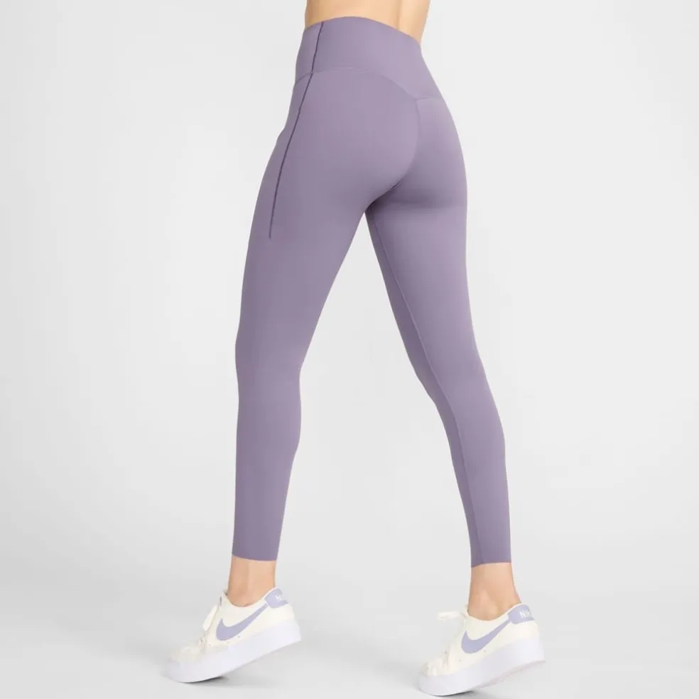 Nike Womens Universa Medium Support High Waisted 7 8 Leggings With Pockets in Multi