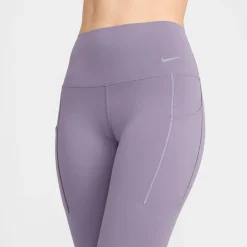 Nike Womens Universa Medium Support High Waisted 7 8 Leggings With Pockets in Multi