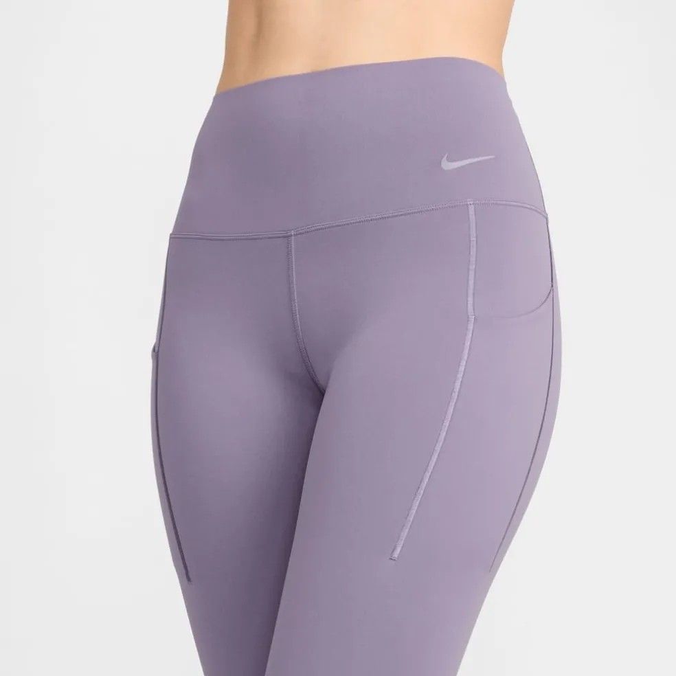 Nike Womens Universa Medium Support High Waisted 7 8 Leggings With Pockets in Multi