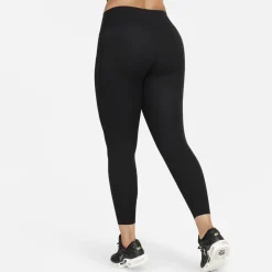 Nike Womens Universa Medium Support High Waisted 7 8 Leggings With Pockets in Black