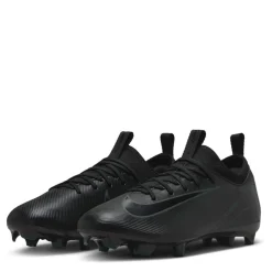 Nike Zoom Mercurial Vapor 16 Academy Juniors Firm Ground Football Boots in Black