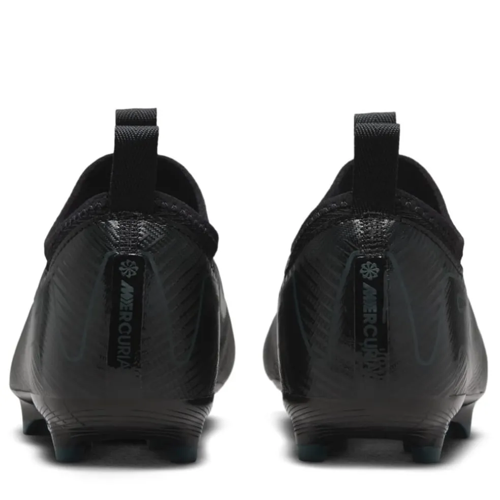 Nike Zoom Mercurial Vapor 16 Academy Juniors Firm Ground Football Boots in Black
