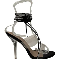 No Doubt Doub D Strpy Sndl in Black