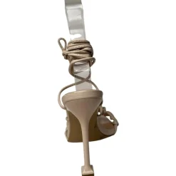 No Doubt Doub Tie Sndl in Cream