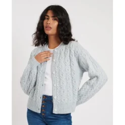 Nobodys Child Crw Nk Cbl Crdi in Blue