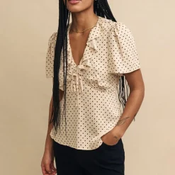 Nobodys Child Joely Blouse in Cream