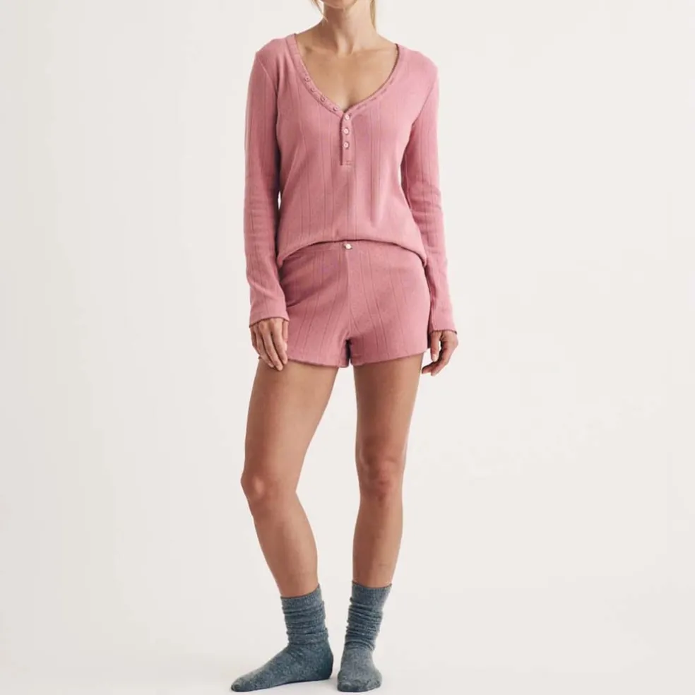 Nobodys Child Pointella Pyjama Shorts in Pink