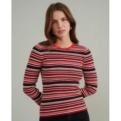 Nobodys Child Slim Fit Crew Neck Long Sleeve Sweater in Multi