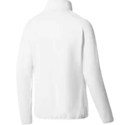 North Face 100 Glacier Quarter Zip Fleece in White