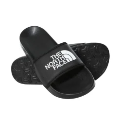 North Face Base Camp Slide III Open Toe Flat Slides in Black