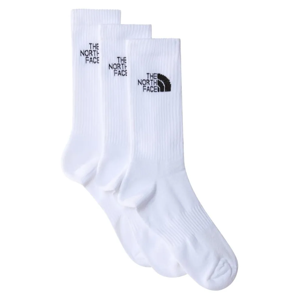 North Face Cush Crew Running Socks in White