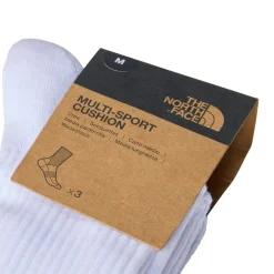 North Face Cush Crew Running Socks in White
