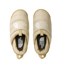 North Face Nuptse Gravel Khaki Stone Mules in Green