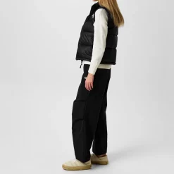 North Face Nuptse Gravel Khaki Stone Mules in Green