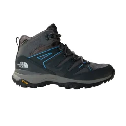 North Face Womens Hedgehog Gore Tex Mid Hiking Boots in Grey