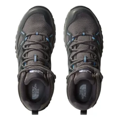 North Face Womens Hedgehog Gore Tex Mid Hiking Boots in Grey
