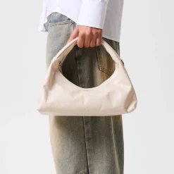 Off White Arcade Hobo Bag in White