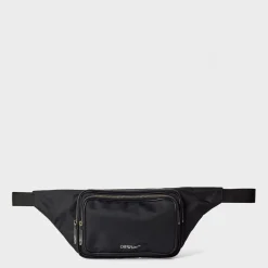 Off White Arrow Fanny Pack in Black