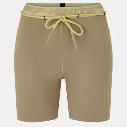 Off White Athlesr Shorts in Green