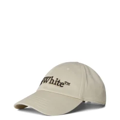 Off White Bookish Cap in White
