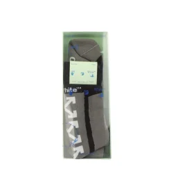 Off White Bounce Ski Socks in Grey White