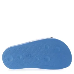 Off White Boys Pool Sliders in Blue green