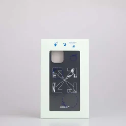 Off White Caravaggio Arrow iPhone 12 Pro Case in Black-White