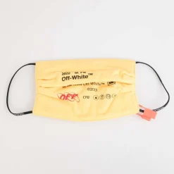 Off White City Off Mask in yellow black