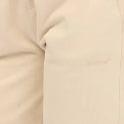 Off White Diagonal Sweat Shorts in Beige