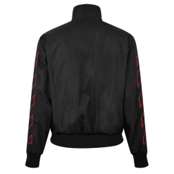 Off White Diagonal Tracktop in Black