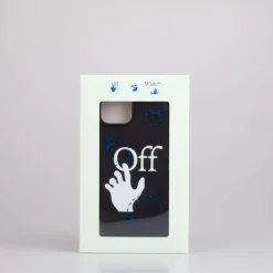 Off White Hand Off iPhone 12 Pro Max Case in Black-White