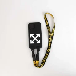 Off White Ind Belt iPhone 12 Pro Max Case in yellow black