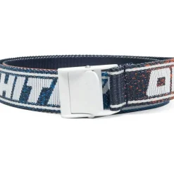 Off White Industrial Belt in Multi colour