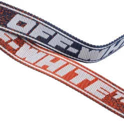 Off White Industrial Belt in Multi colour