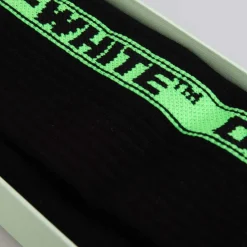 Off White Industrial Belt Socks in black green