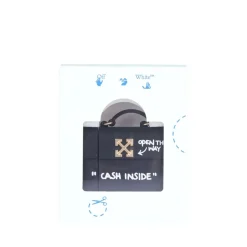 Off White Jitney Airpods Case in Black