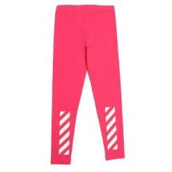 Off White Juniors Rubber Arrow Leggings in Pink white