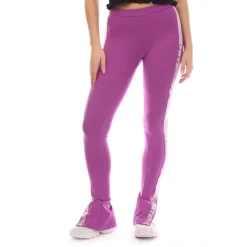 Off White Logo Band Split Leggings in Pink