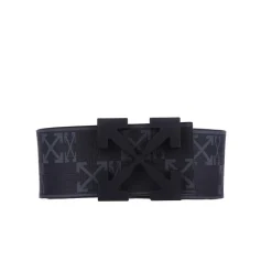 Off White Monogram Arrow Belt in Black